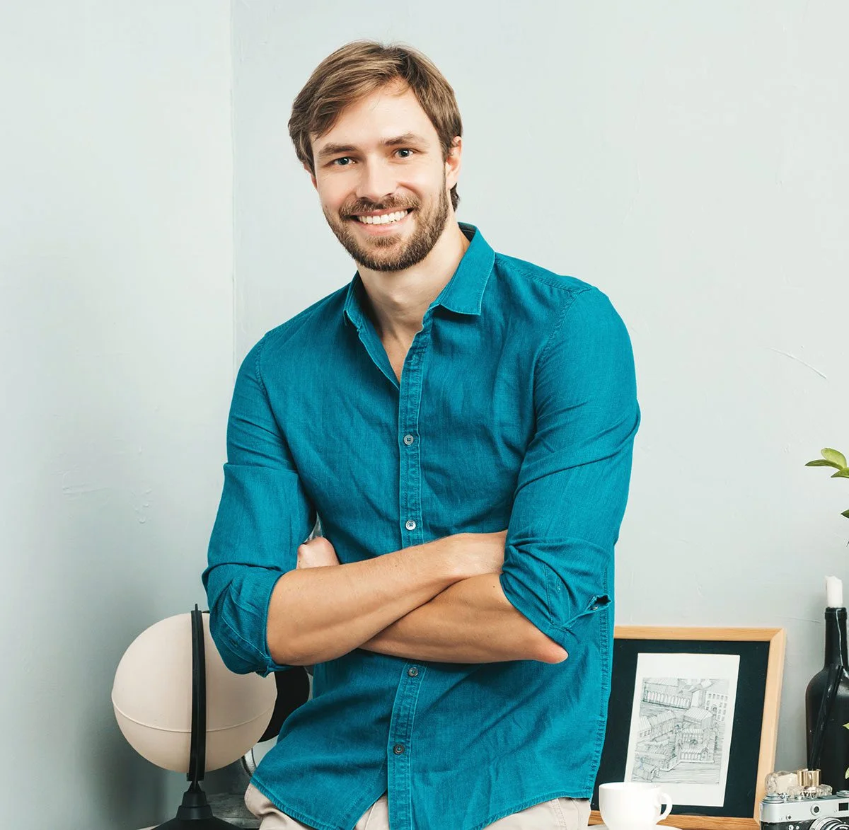 Portrait Of Young Handsome Man Posing In The Offic Resize.jpg